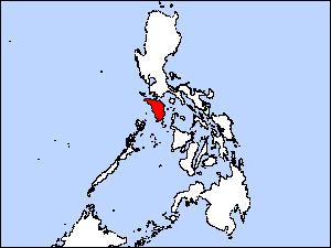 Range Map for Mindoro Bleeding-heart