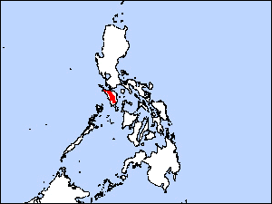Range Map for Mindoro Imperial-pigeon