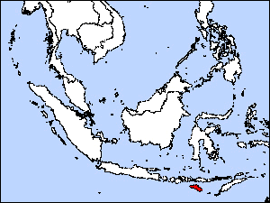 Range Map for Red-naped Fruit-dove