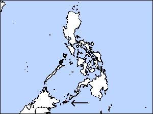 Range Map for Sulu Bleeding-heart