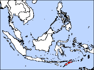 Range Map for Timor Imperial-pigeon