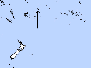 Range Map for Tooth-billed Pigeon