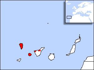 Range Map for White-tailed Laurel Pigeon